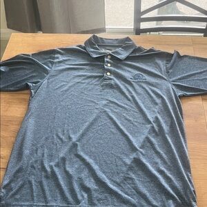 Pebble Beach Heathered Navy Polo Shirt